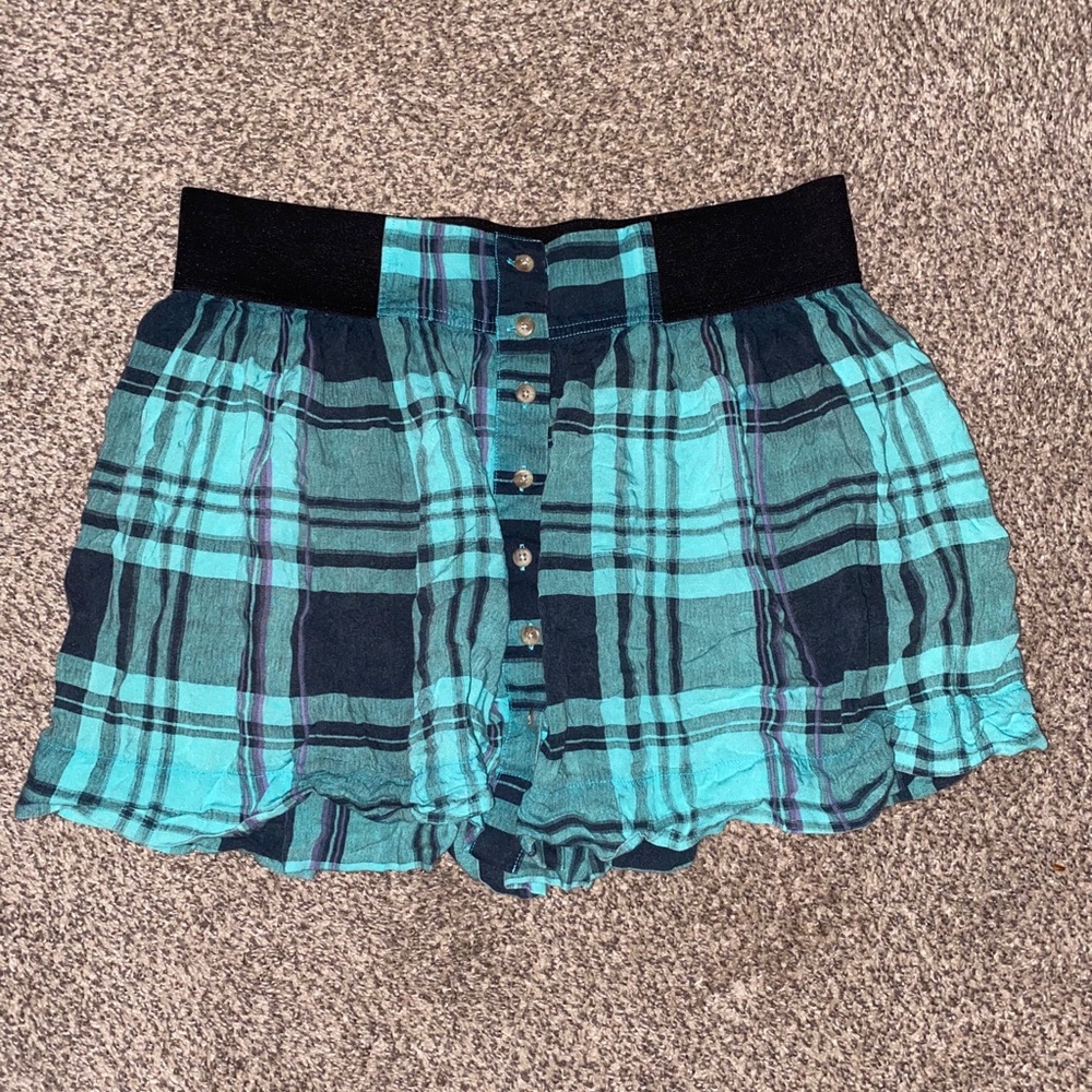 Pretty teal and black skirt